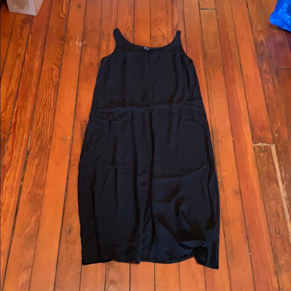 Eileen Fisher Black Silk Dress